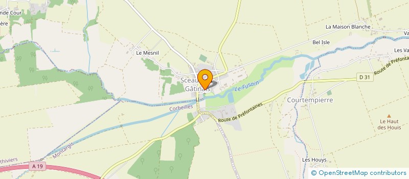 localisation de l'entreprise MONSIEUR MANUEL DA SILVA à SCEAUX-DU-GATINAIS