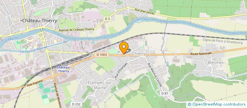 localisation de l'entreprise MONSIEUR MANUEL DA SILVA  VERDILLY