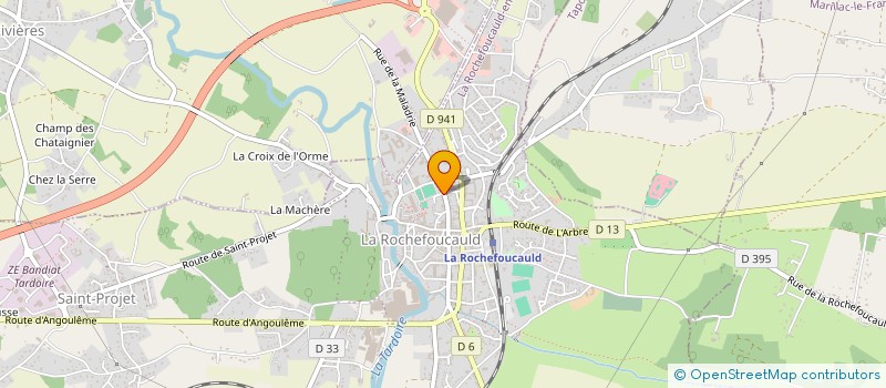 localisation de l'entreprise MONSIEUR MANUEL DA SILVA  LA ROCHEFOUCAULD-EN-ANGOUMOIS