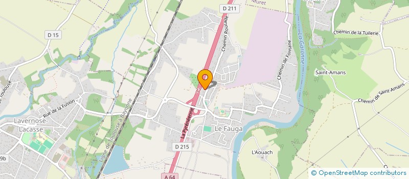 localisation de l'entreprise MONSIEUR MANUEL DA SILVA  LE FAUGA