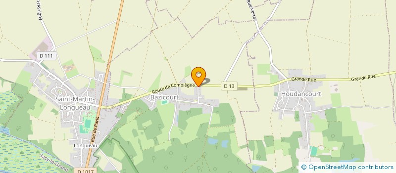 localisation de l'entreprise MONSIEUR MANUEL DA SILVA FARIA  BAZICOURT