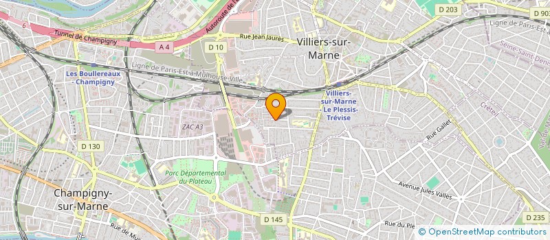 localisation de l'entreprise MONSIEUR MANUEL DA SILVA FRANJA  VILLIERS-SUR-MARNE