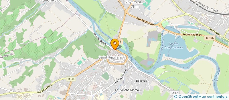 localisation de l'entreprise MONSIEUR MANUEL DA SILVA NEVES  SAINT-AIGNAN