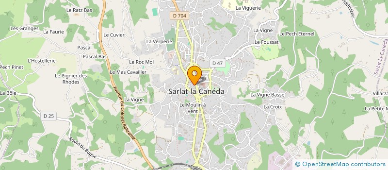 localisation de l'entreprise MONSIEUR MANUEL DA SILVA SOARES à SARLAT-LA-CANEDA