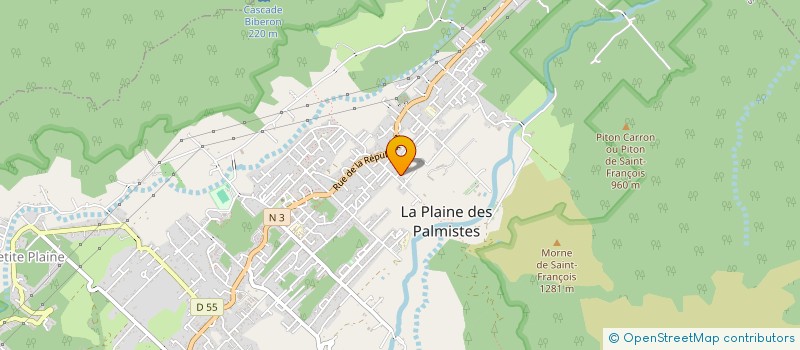 localisation de l'entreprise MONSIEUR MANUEL DALLEAU à LA PLAINE-DES-PALMISTES