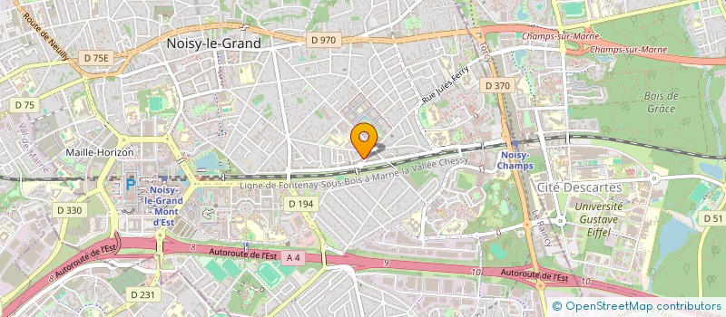 localisation de l'entreprise MONSIEUR MANUEL DAMATRIN  NOISY-LE-GRAND