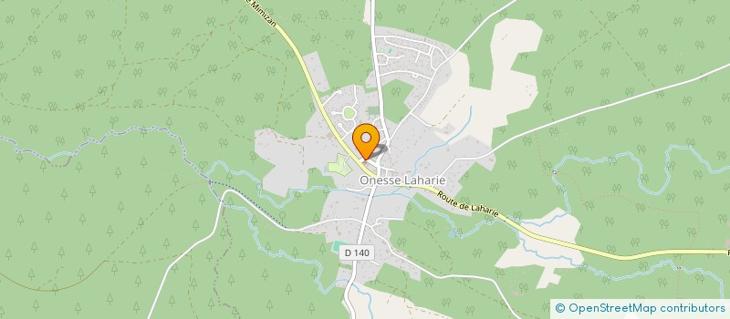 localisation de l'entreprise MONSIEUR MANUEL DANGLADE  ONESSE-LAHARIE