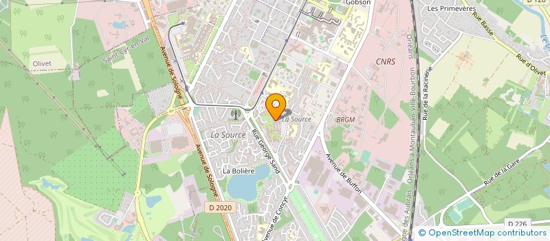 localisation de l'entreprise MONSIEUR MANUEL DANIEL  ORLEANS