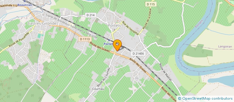 localisation de l'entreprise MONSIEUR MANUEL DANTAS  PORTETS