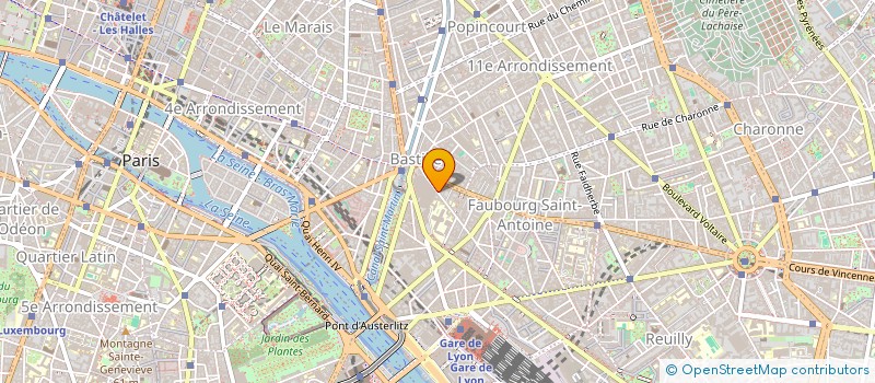 localisation de l'entreprise MONSIEUR MANUEL DARLET  PARIS