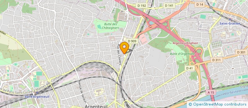localisation de l'entreprise MONSIEUR MANUEL DAS NEVES à ARGENTEUIL
