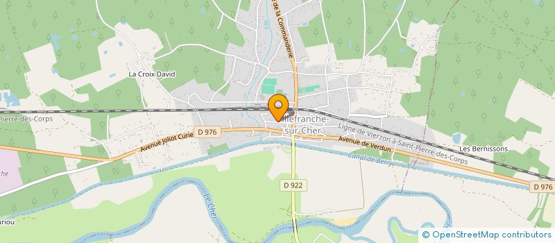 localisation de l'entreprise MONSIEUR MANUEL DAS NEVES LOPES  VILLEFRANCHE-SUR-CHER