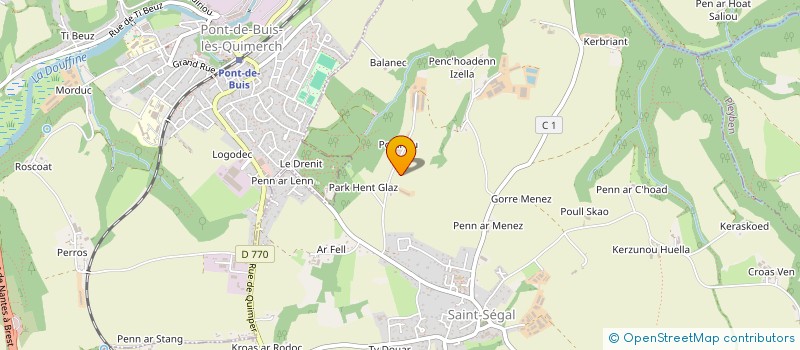 localisation de l'entreprise MONSIEUR MANUEL DAVID  ROSNOEN