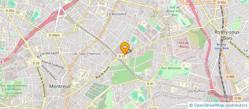 localisation de l'entreprise MONSIEUR MANUEL DE ALMEIDA à MONTREUIL