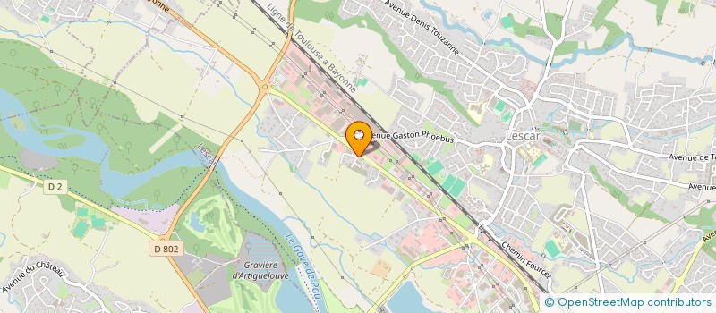 localisation de l'entreprise MONSIEUR MANUEL DE ALMEIDA  LESCAR