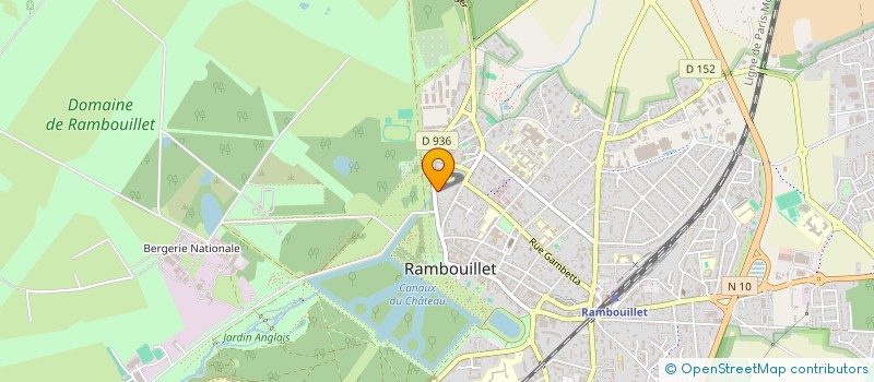 localisation de l'entreprise MONSIEUR MANUEL DE ANDRADE  RAMBOUILLET