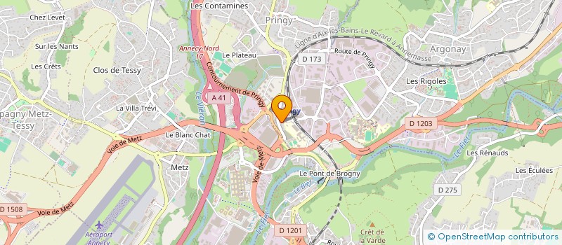 localisation de l'entreprise MONSIEUR MANUEL DE BASTOS RODRIGUES  ANNECY