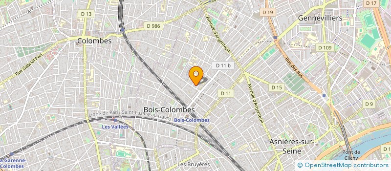 localisation de l'entreprise MONSIEUR MANUEL DE CARVALHO à BOIS-COLOMBES