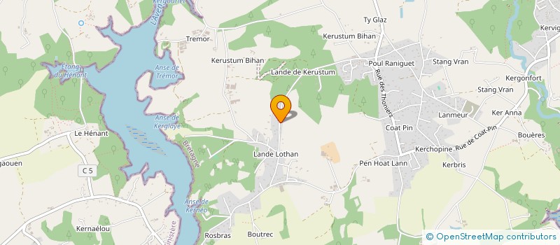 localisation de l'entreprise MONSIEUR MANUEL DE GOUVEIA  RIEC-SUR-BELON