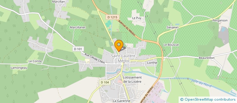 localisation de l'entreprise MONSIEUR MANUEL DE JESUS PESTANA à SAINT-LAURENT-MEDOC