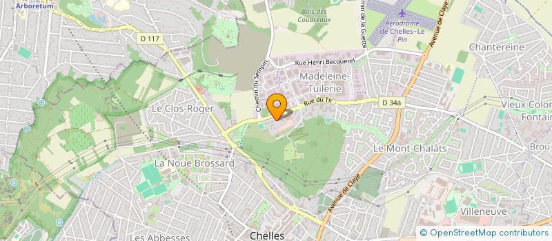 localisation de l'entreprise MONSIEUR MANUEL DE MATOS MORAIS  CHELLES