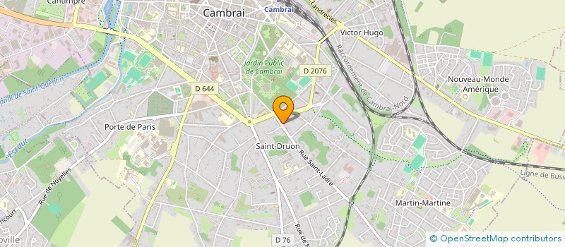 localisation de l'entreprise MONSIEUR MANUEL DE OLIVEIRA DA SILVA à CAMBRAI