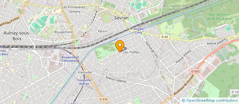 localisation de l'entreprise MONSIEUR MANUEL DE SOUSA  SEVRAN