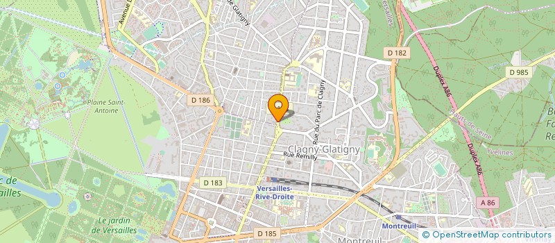 localisation de l'entreprise MONSIEUR MANUEL DE SOUSA GONCALVES  LE CHESNAY-ROCQUENCOURT