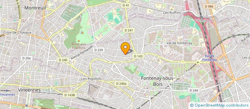 localisation de l'entreprise MONSIEUR MANUEL DEL CERRO à FONTENAY-SOUS-BOIS