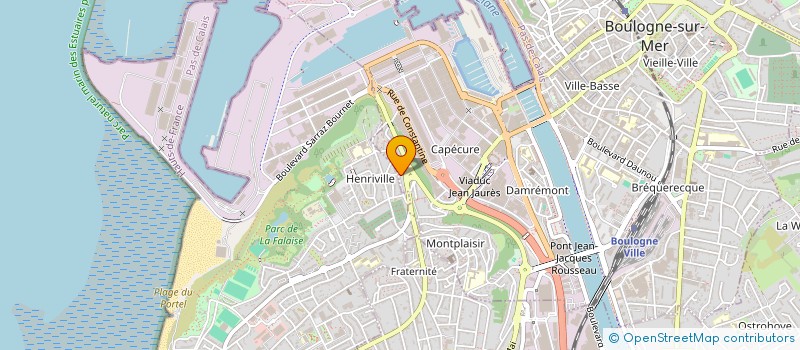 localisation de l'entreprise MONSIEUR MANUEL DELATTRE  BOULOGNE-SUR-MER