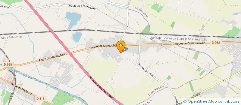 localisation de l'entreprise MONSIEUR MANUEL DELAURIES  CASTELSARRASIN