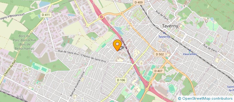 localisation de l'entreprise MONSIEUR MANUEL DEMOURA RIBEIRO  TAVERNY