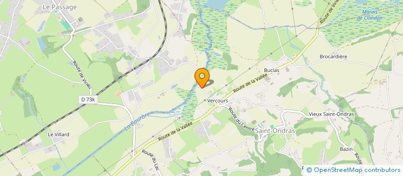 localisation de l'entreprise MONSIEUR MANUEL DESCHAMPS  LES ABRETS EN DAUPHINE