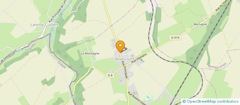 localisation de l'entreprise MONSIEUR MANUEL DEVEAUX à ABANCOURT