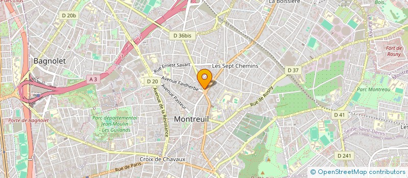 localisation de l'entreprise MONSIEUR MANUEL DEVIER à MONTREUIL