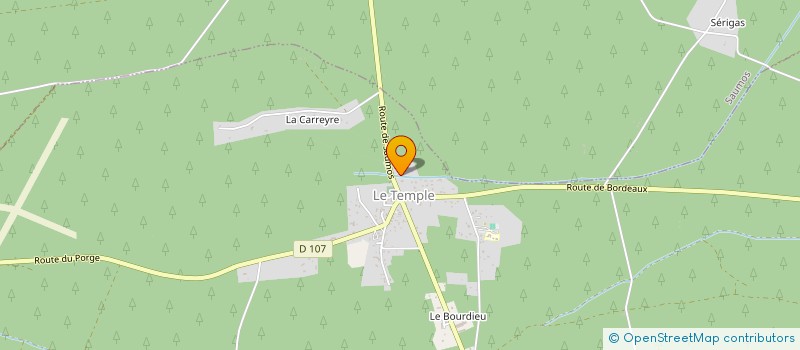 localisation de l'entreprise MONSIEUR MANUEL DIAS AFONSO  LE TEMPLE