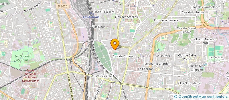 localisation de l'entreprise MONSIEUR MANUEL DIENO à ORLEANS