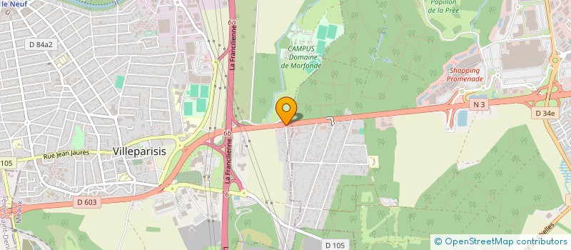 localisation de l'entreprise MONSIEUR MANUEL DINCA  VILLEPARISIS