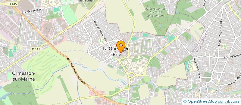 localisation de l'entreprise MONSIEUR MANUEL DINIZ LOUREIRO à LA QUEUE-EN-BRIE