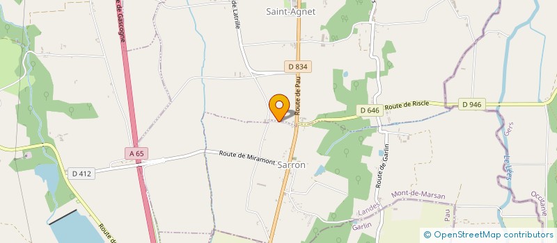 localisation de l'entreprise MONSIEUR MANUEL DOAT  SAINT-AGNET