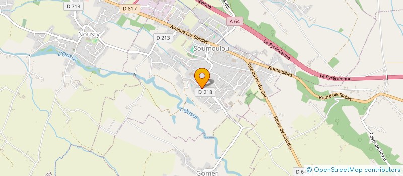 localisation de l'entreprise MONSIEUR MANUEL DOLIE  SOUMOULOU