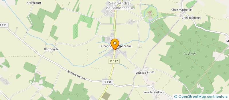 localisation de l'entreprise MONSIEUR MANUEL DOMINGOS  SABLONCEAUX