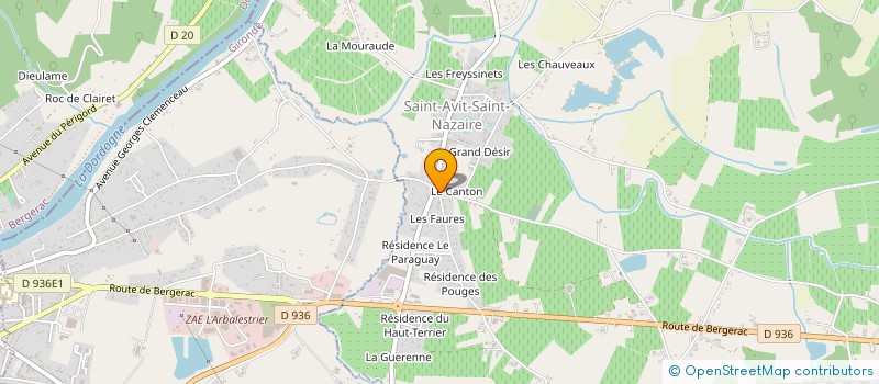 localisation de l'entreprise MONSIEUR MANUEL DOMINIQUE  SAINT-AVIT-SAINT-NAZAIRE