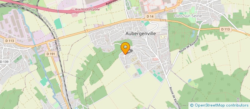 localisation de l'entreprise MONSIEUR MANUEL DOS REIS  AUBERGENVILLE