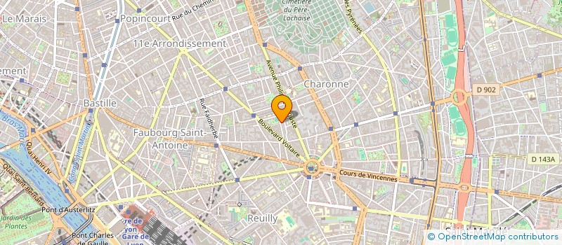 localisation de l'entreprise MONSIEUR MANUEL DOS SANTOS à PARIS