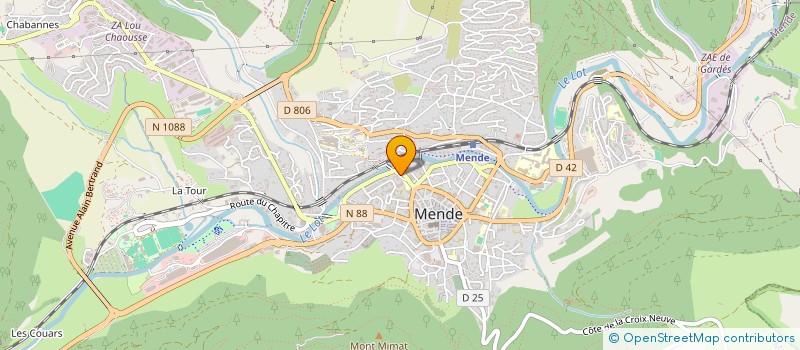 localisation de l'entreprise MONSIEUR MANUEL DOS SANTOS  MENDE