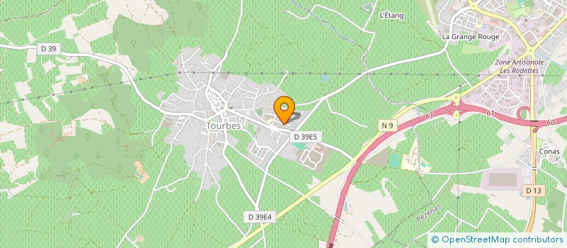 localisation de l'entreprise MONSIEUR MANUEL DOS SANTOS DO VALE TOME  TOURBES