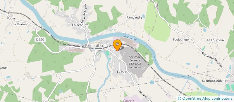 localisation de l'entreprise MONSIEUR MANUEL DOS SANTOS FREIRE à EXIDEUIL-SUR-VIENNE