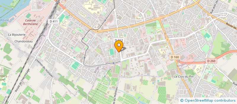 localisation de l'entreprise MONSIEUR MANUEL DOS SANTOS MOTA  ANGERS