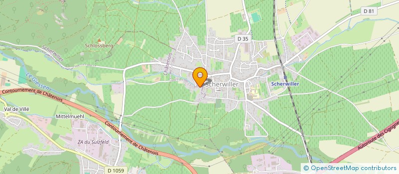 localisation de l'entreprise MONSIEUR MANUEL DOSCH  CHATENOIS